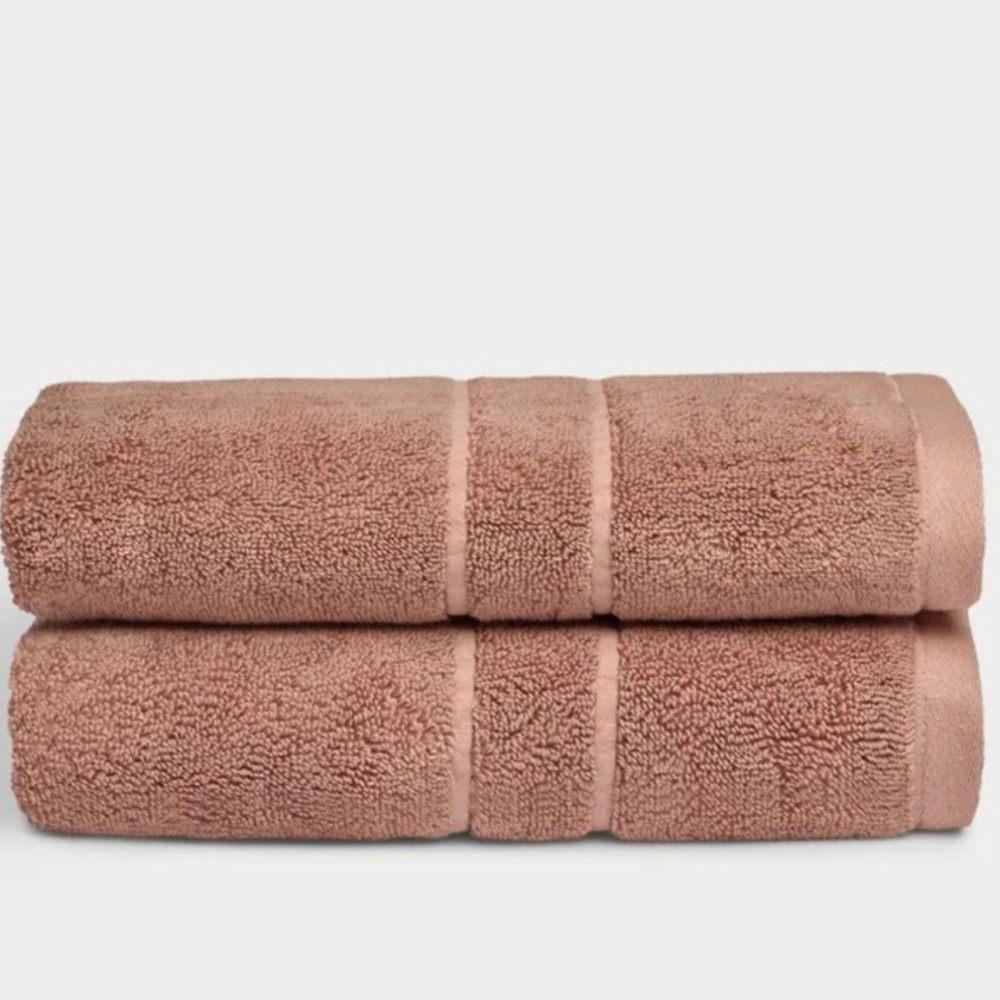 COZY EARTH Premium Plush Soft Bath Towel Sheets Set/Oversized CLAY New